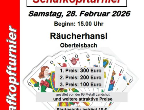 IG METALL  35. Schafkopfturnier